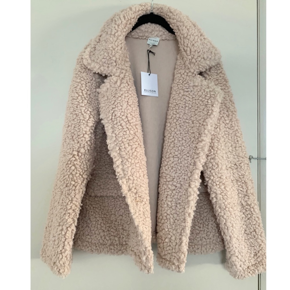 ✨2x HP✨Camel Teddy Jacket - Picture 6 of 9